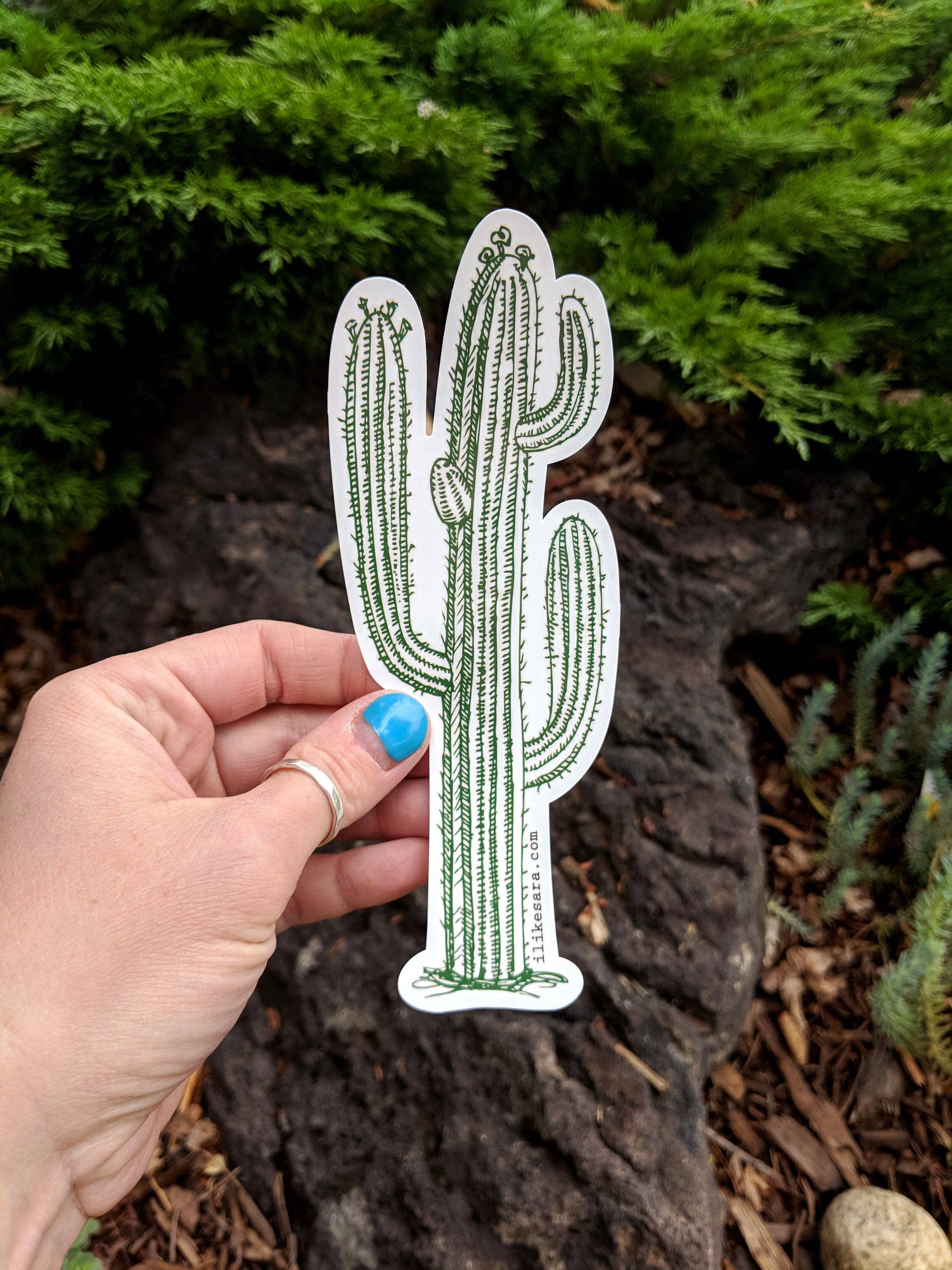 ilikesara | art + goods – Engroshandel Klistermærke – klistermærke | saguaro kaktus1