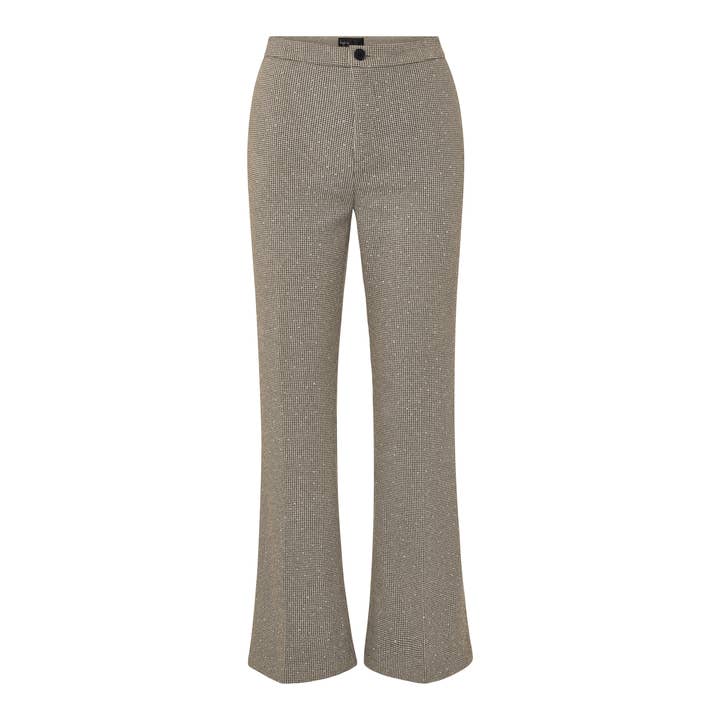 Pantalon évasé Bossy - Marron camel pour la vente par Layo G