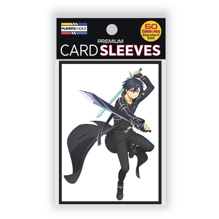 Officially Licensed SAO Alicization YGO Sleeves Kirito for wholesale by Japanime Games