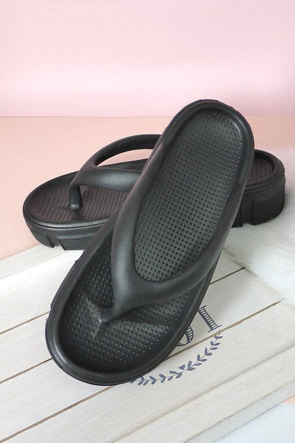 JOSSLYN by wall to wall - Wholesale Slides - Women's - NON SLIP EVA COMFY CHUNKY CLOUD SLIDES SLIPPERS  | 40SP0120