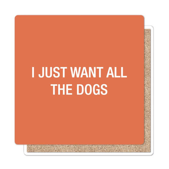 Ik wil gewoon alle honden. achtbaan voor wholesale door About Face Designs