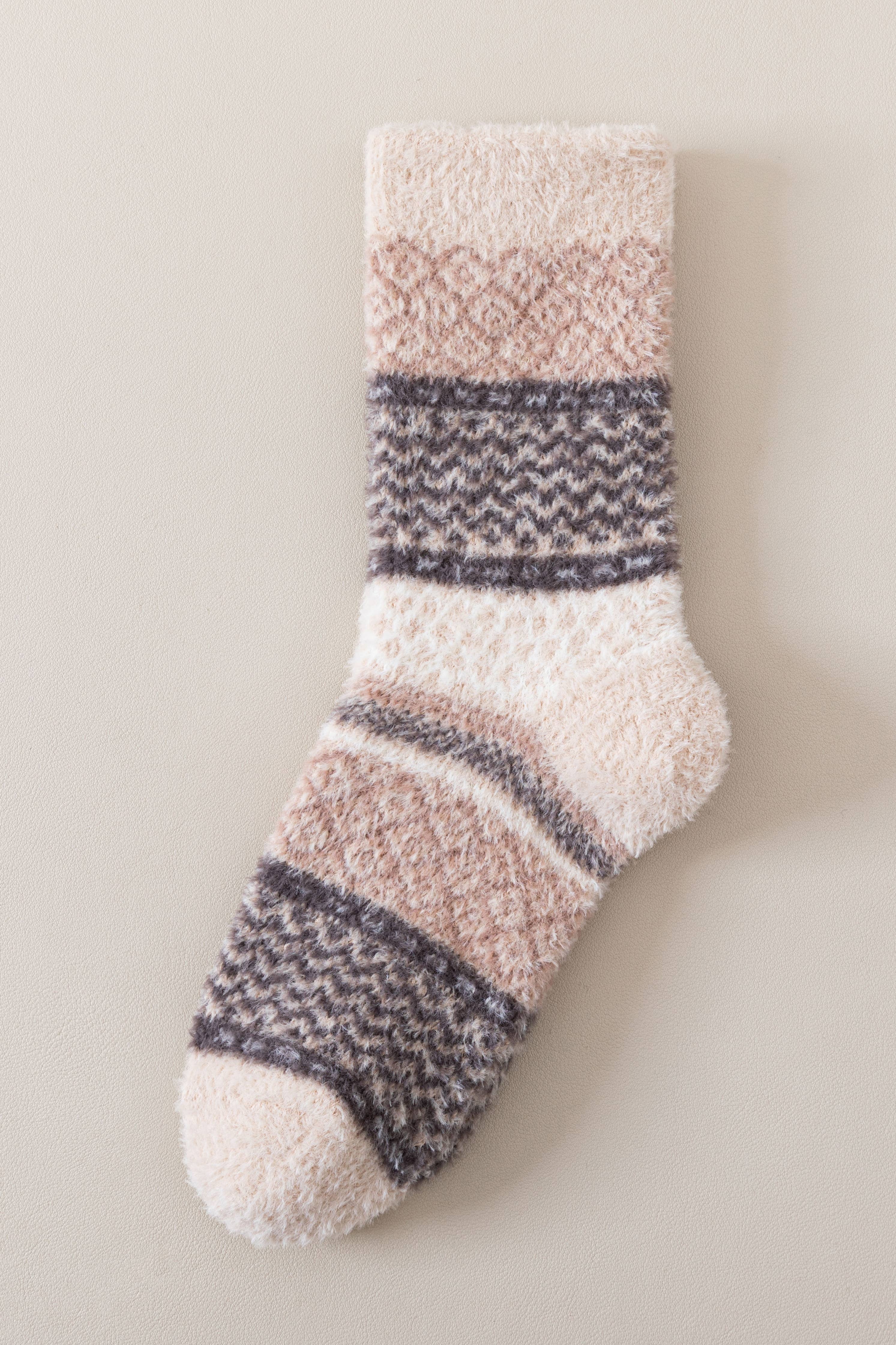 Marc JoJo - Vente Chaussettes – femme - 🧦 Chaussettes en peluche avec motif0