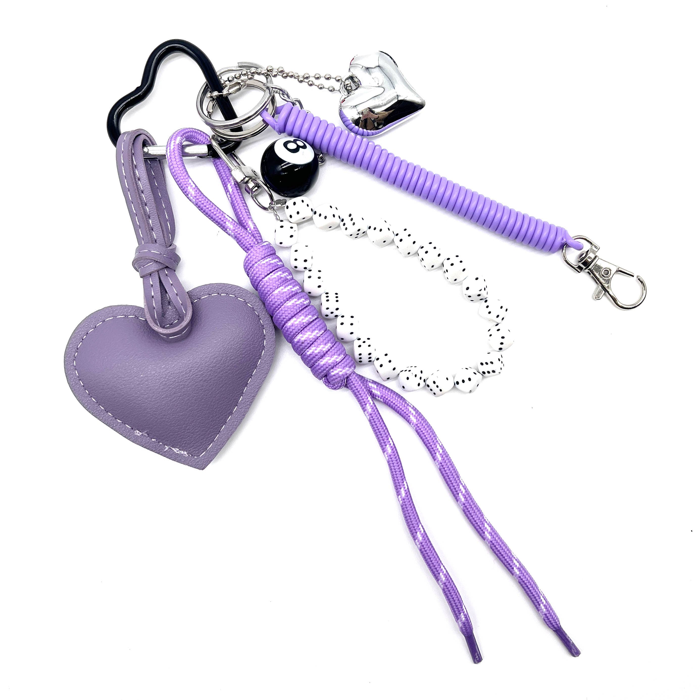 Vimoda - Vente Accessoire de sac – femme - Bijou de sac - Bag Charm - COEUR6