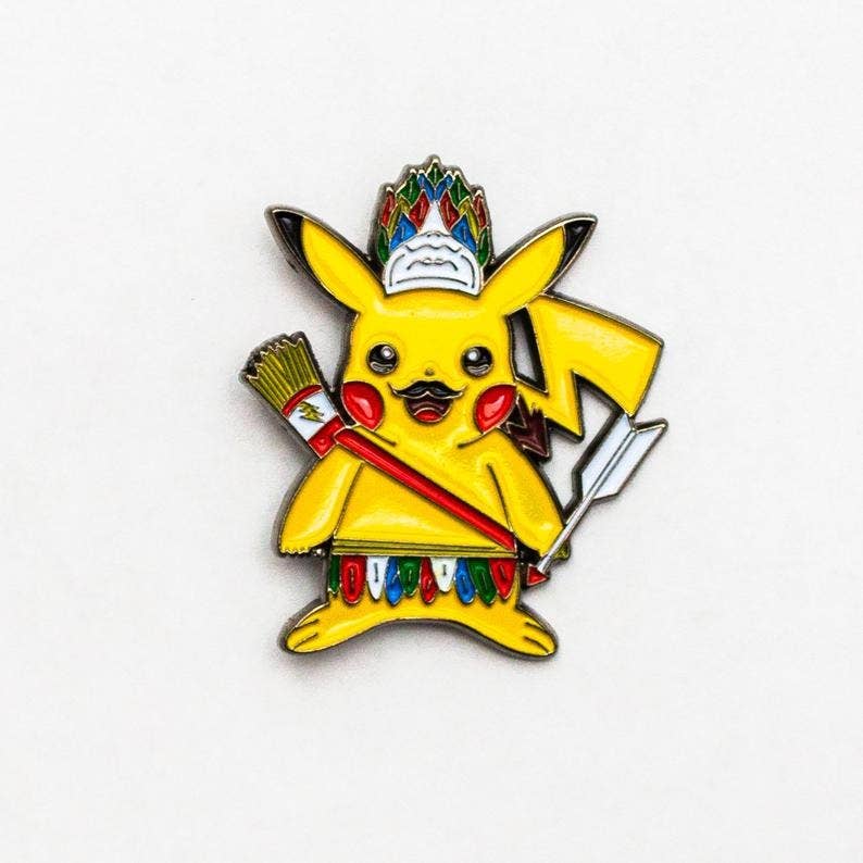 PARTIMEWORKS - Vente Épinglettes/boutons - Pika Pache Pin0