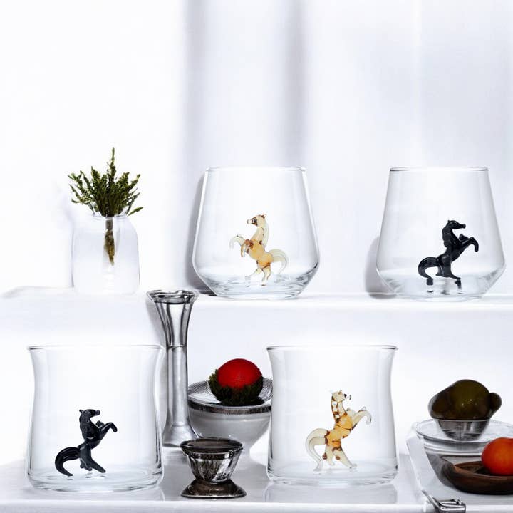 Glamuran Berlin - Wholesale Drinking Glass/Cup - Horse Glass2