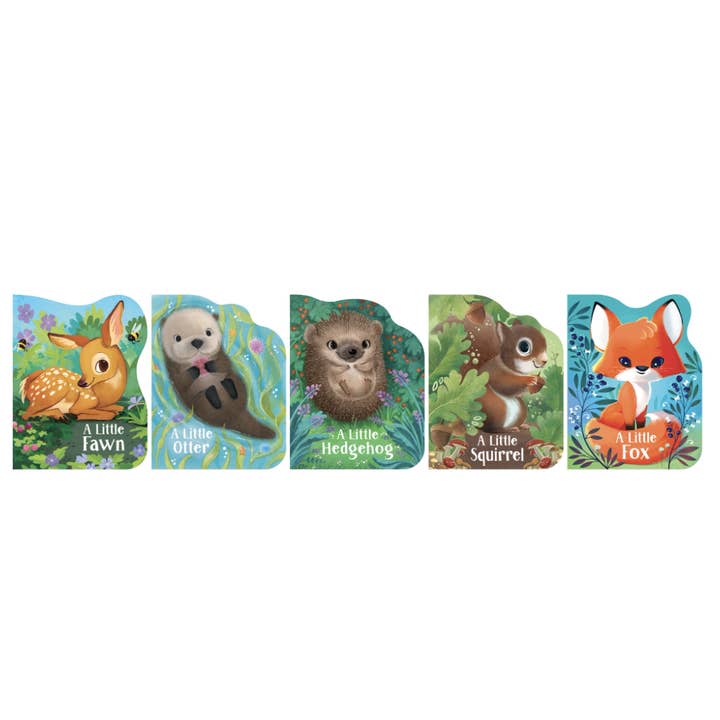 Cottage Door Press - Wholesale Book - Kids - Cute Animals Book Set (Otter, Hedgehog, Deer, Squirrel, Fox)