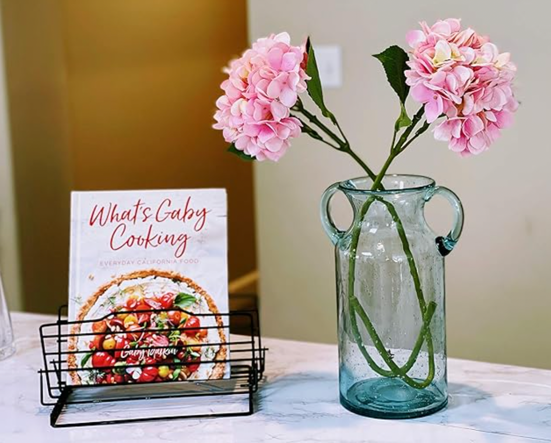 Noah Decoration - Wholesale Vase - Farmhouse Double Ear Blue Tint Glass Vase Large medium small13