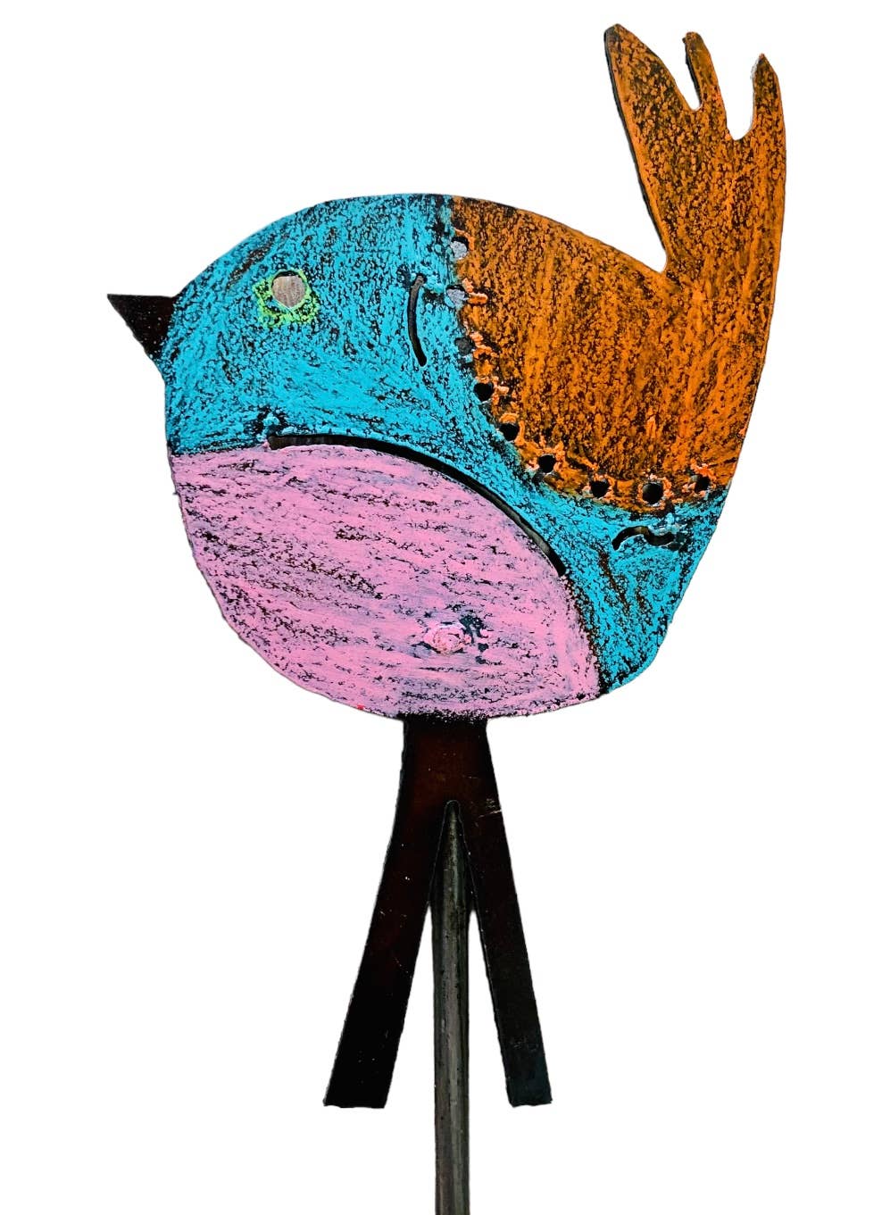 Whimsies - Vendita all'ingrosso Paletti da giardino/prato - Picchetto per piante da giardino Uccello Picchetto da giardino Primavera all'aperto Patio Scintilla6