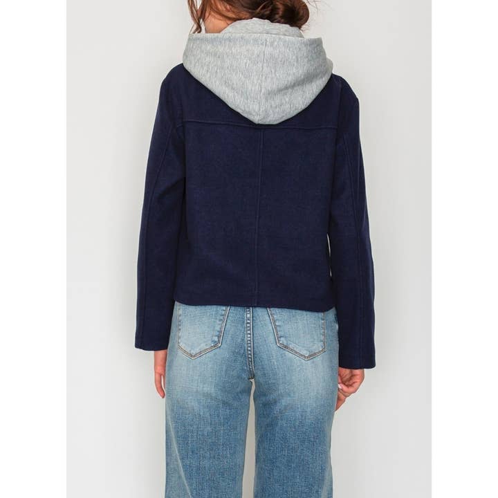 Coloring You - Wholesale Jacket – Women's - Hooded Button Blazer Jacket2