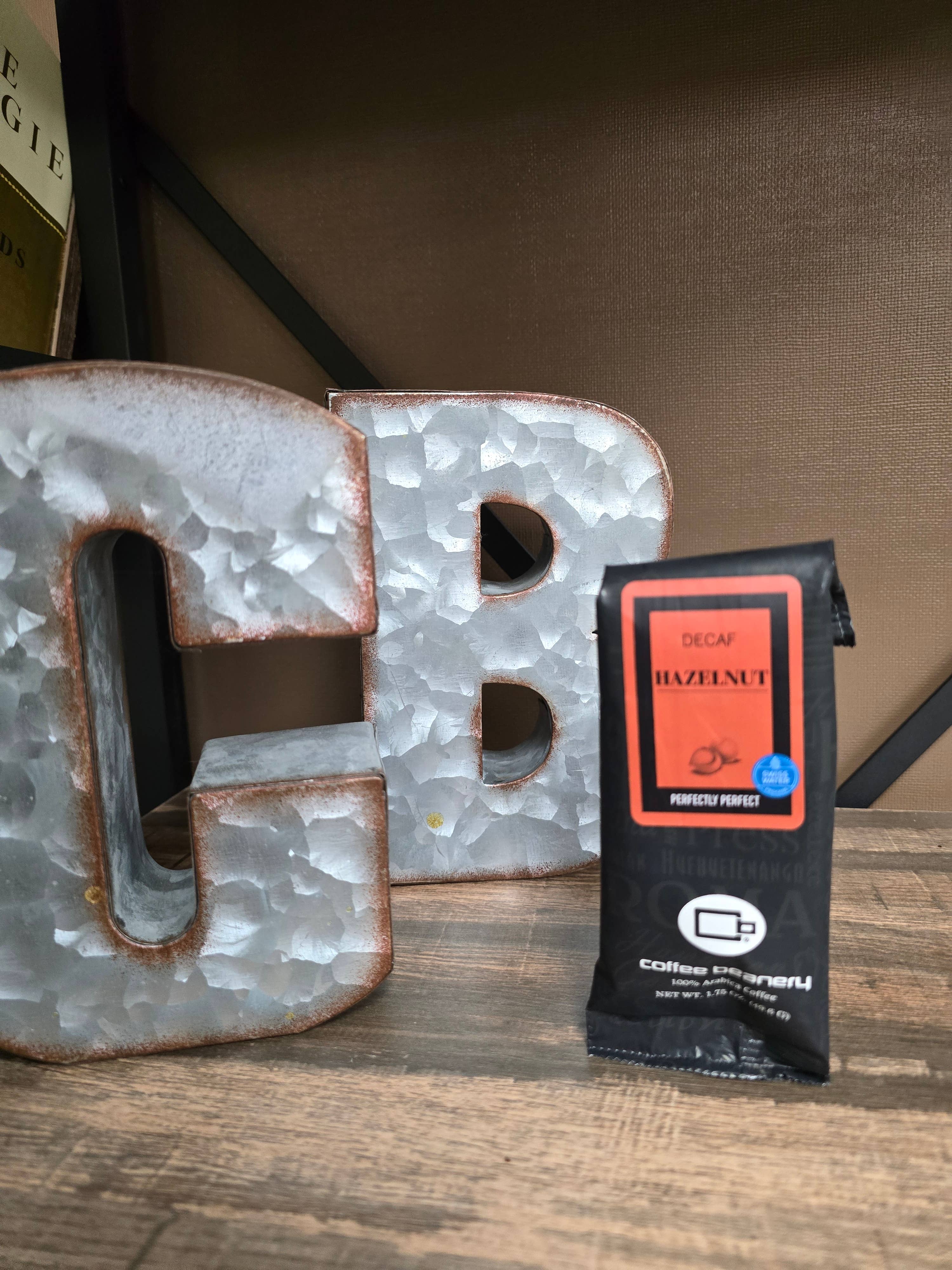 Coffee Beanery - Wholesale Ground Coffee - Hazelnut SWP Decaf Flavored Coffee | 1.75 oz One Pot Sampler3