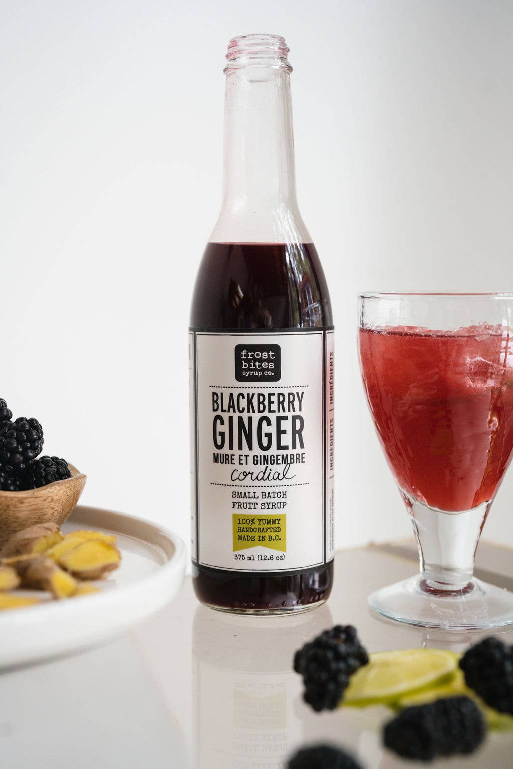 Frostbites Syrup Co - Vente Mélange/sirop pour cocktails - Gingembre mûre4
