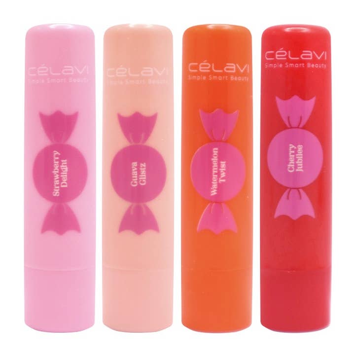PINEAPPLE Beauty - Wholesale Lip Balm Set - Celavi 60078 Candy Kisses Lip Balm Set - 12