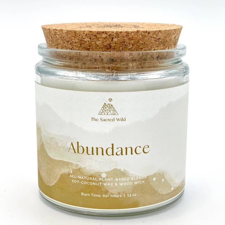 The Sacred Wild Candle Co - Wholesale Pot/gevulde kaars - Overvloed intentie kaars3