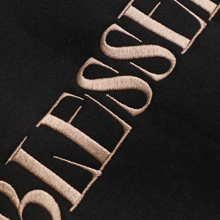 Fashion City - Wholesale Sweatshirt - Unisex - BLESSED Embroidered Fleece Heavyweight Sweatshirt1