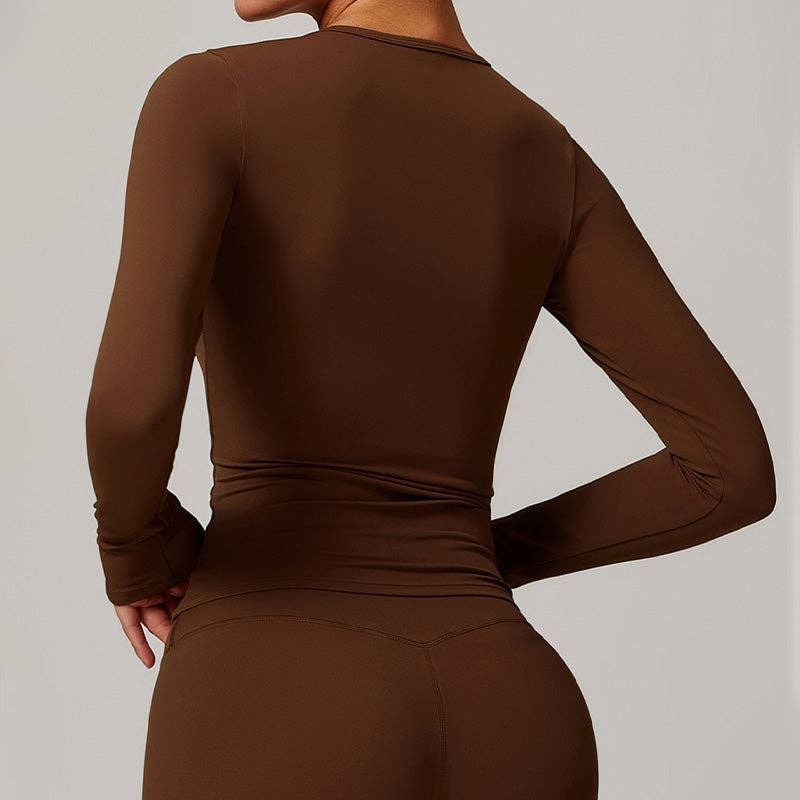 WONDERXFANS - Wholesale Athletic Top - Women's - Yoga running sports long sleeve tops12