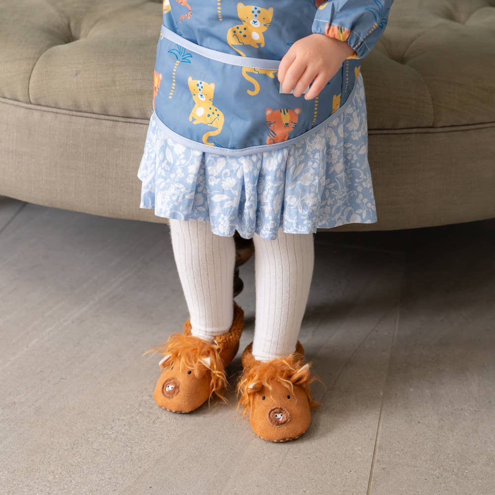 Ziggle Baby - Wholesale Slippers - Baby - Highland Cow Slippers1