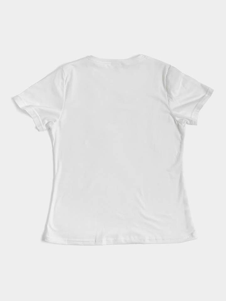 Guyana Motto „One People One Nation One Destiny” Damest-shirt - Wit voor wholesale door Guyanese Swag