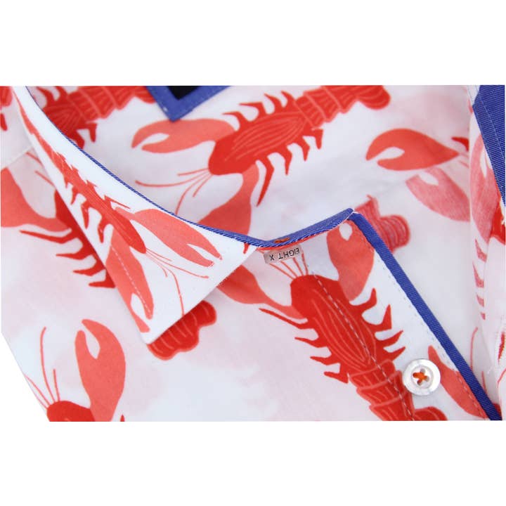 EIGHT X - Wholesale Button Down Shirt - Men's - Lobster Print Shirt3