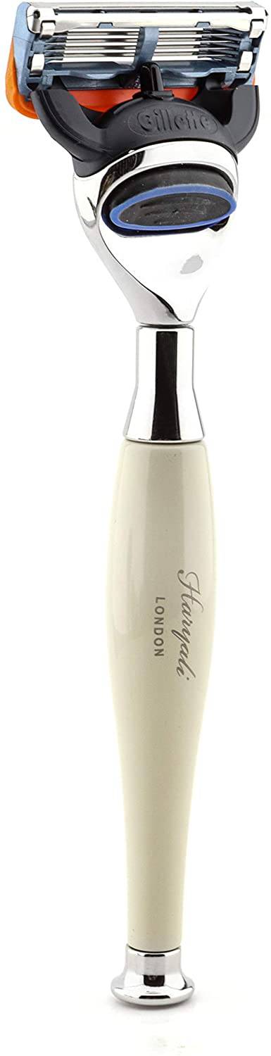 Haryali London - Wholesale Scheermes - Heren - Haryali's Tandoori 5 Edge scheermes ivoorkleurig0