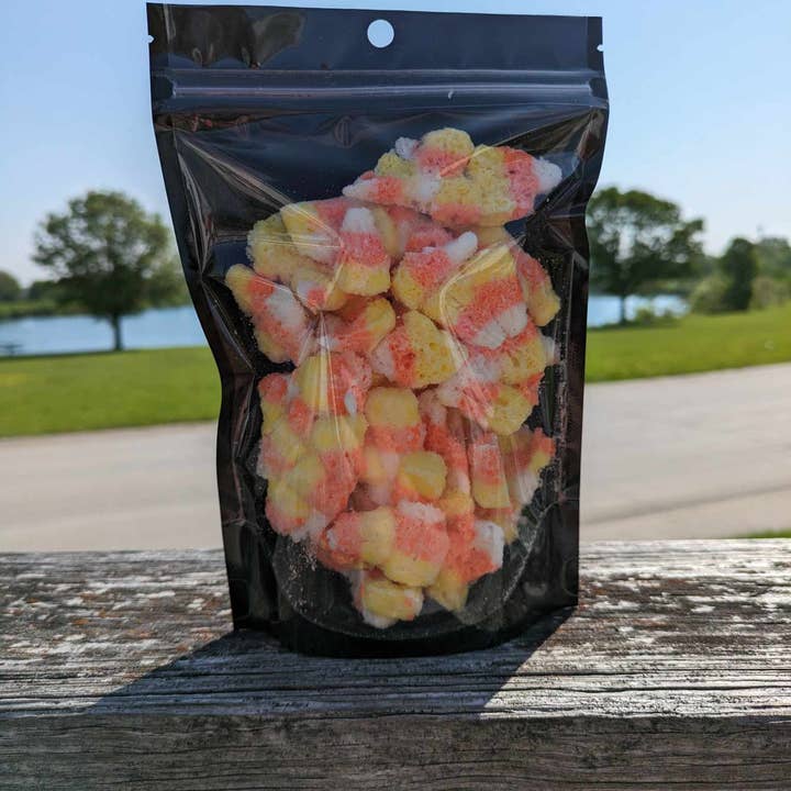 Mystic Creations Freeze Dried – Engroshandel Bolcher – Stort, SURT slikmajs, frysetørret slik