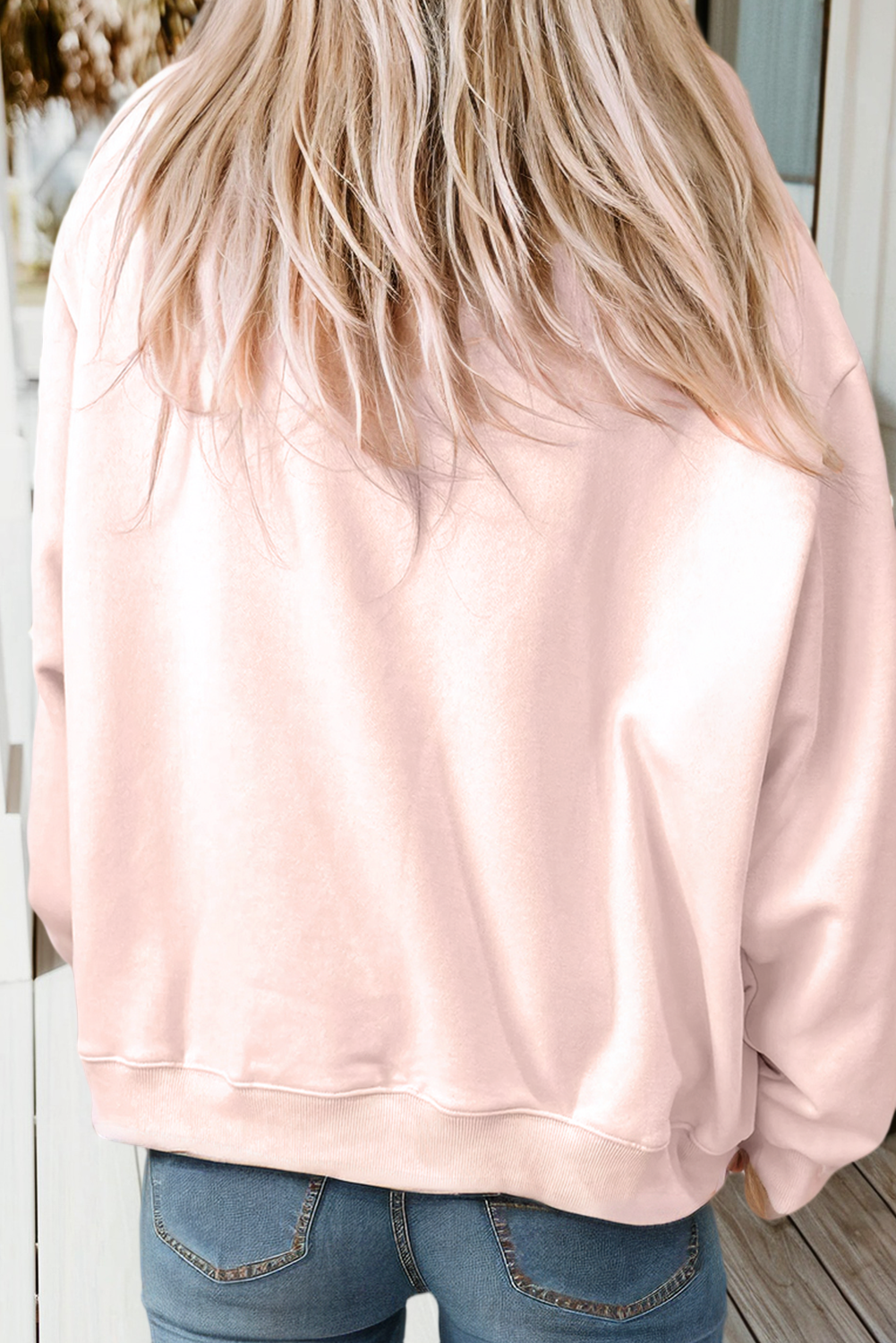 66DISCO - Wholesale Sweatshirt - Women's - 66 Plus Size Blessed Embroidered Mock Neck Sweatshirt (S-4X)5