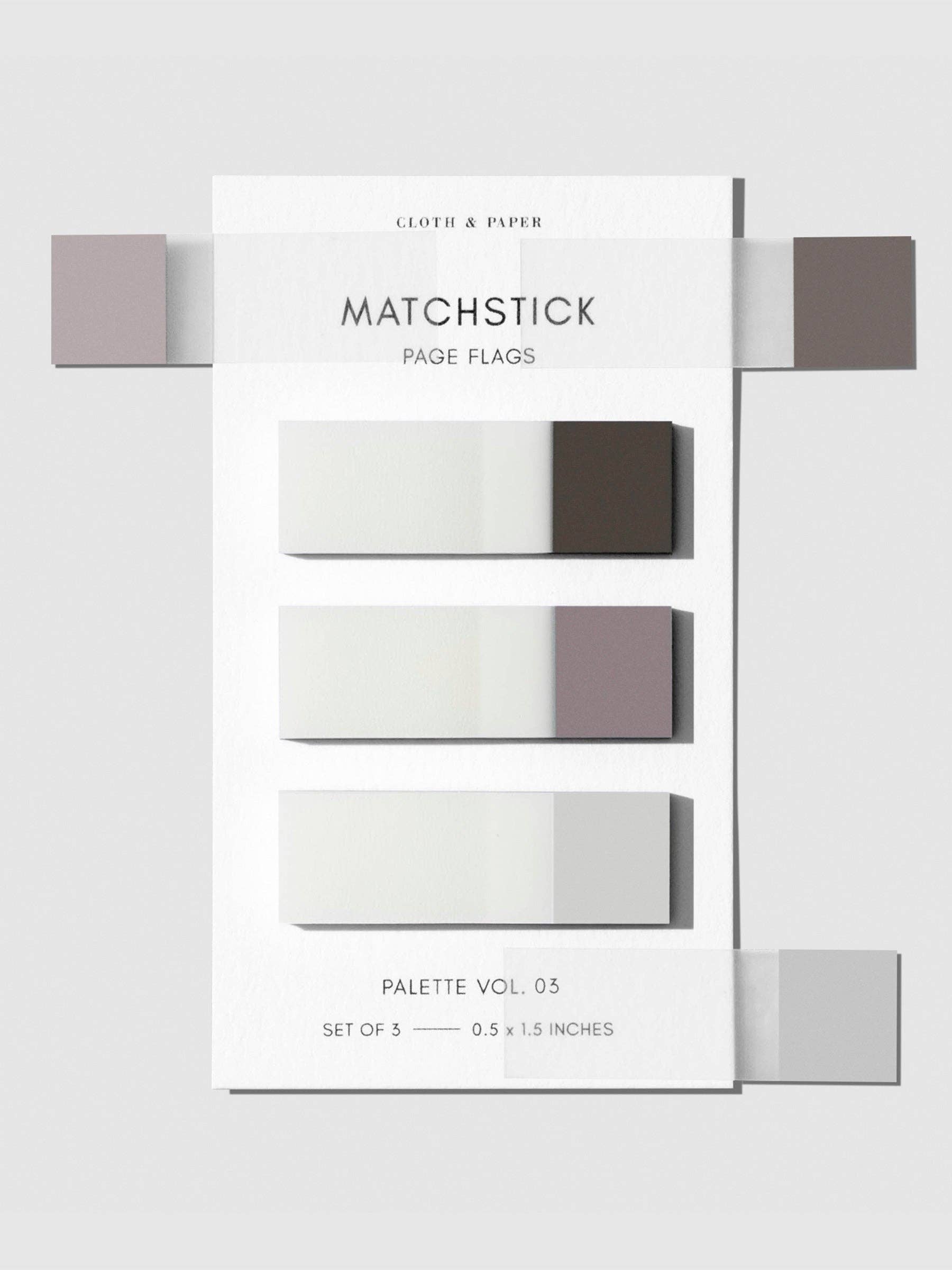 Cloth & Paper – Engroshandel Klistermærke – Matchstick Side Flag Sæt9