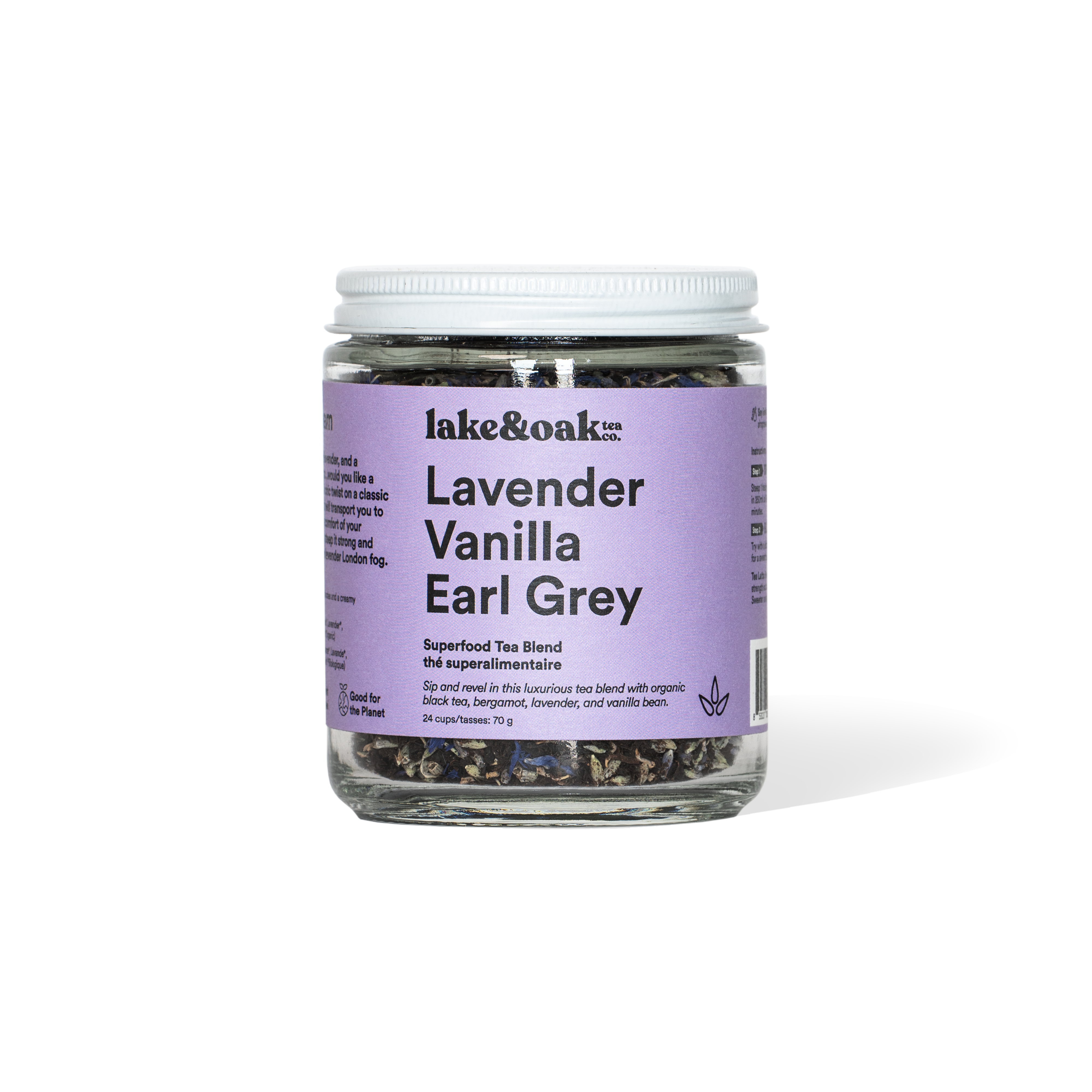 Lake & Oak Tea Co. - Wholesale Loose Tea - Lavender Vanilla Earl Grey -  Superfood Tea Blend1