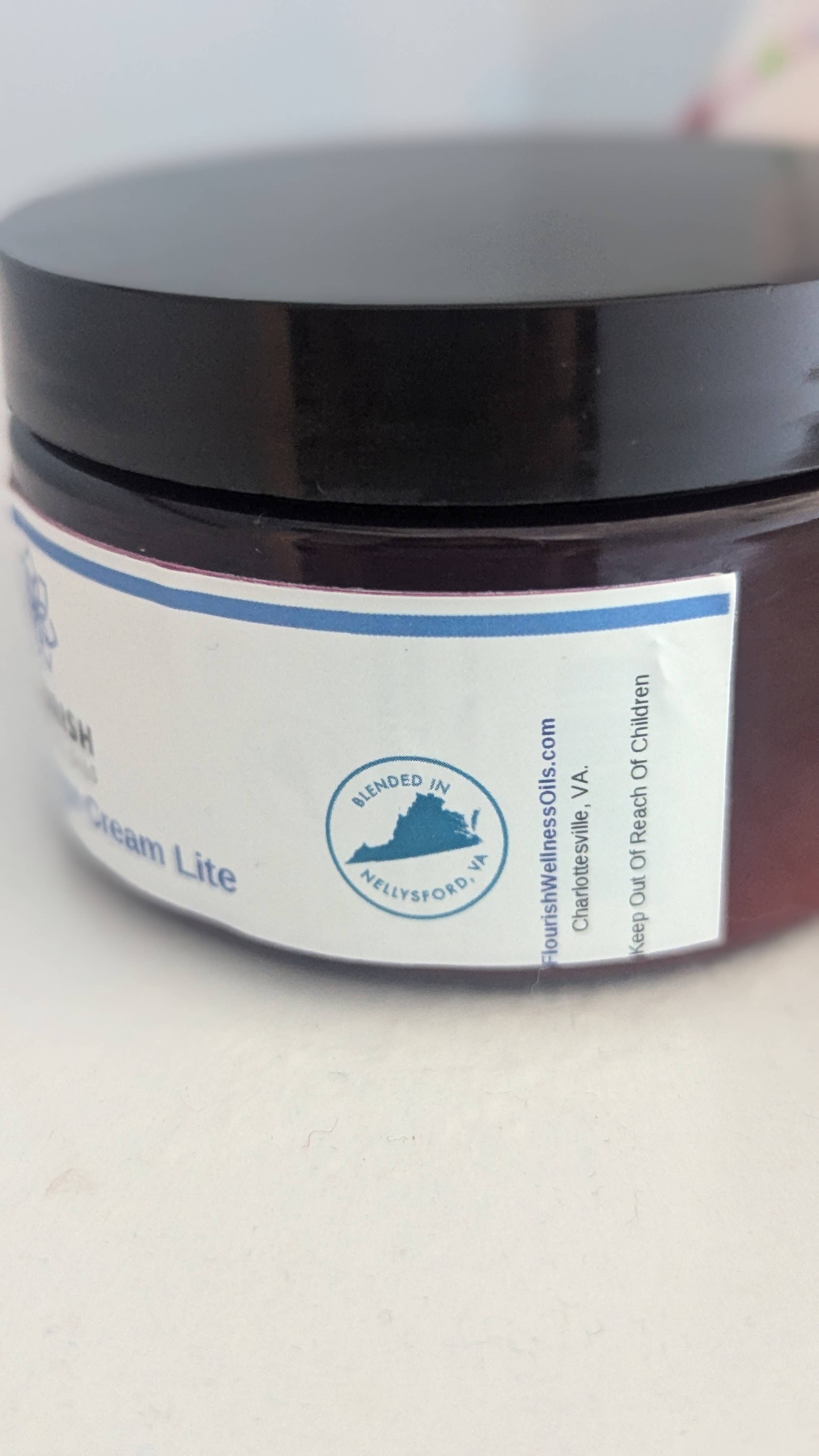 Flourish Essential Oils - Wholesale Body Cream/Lotion - Lymphatic Drainage Cream Lite 4 Oz.1