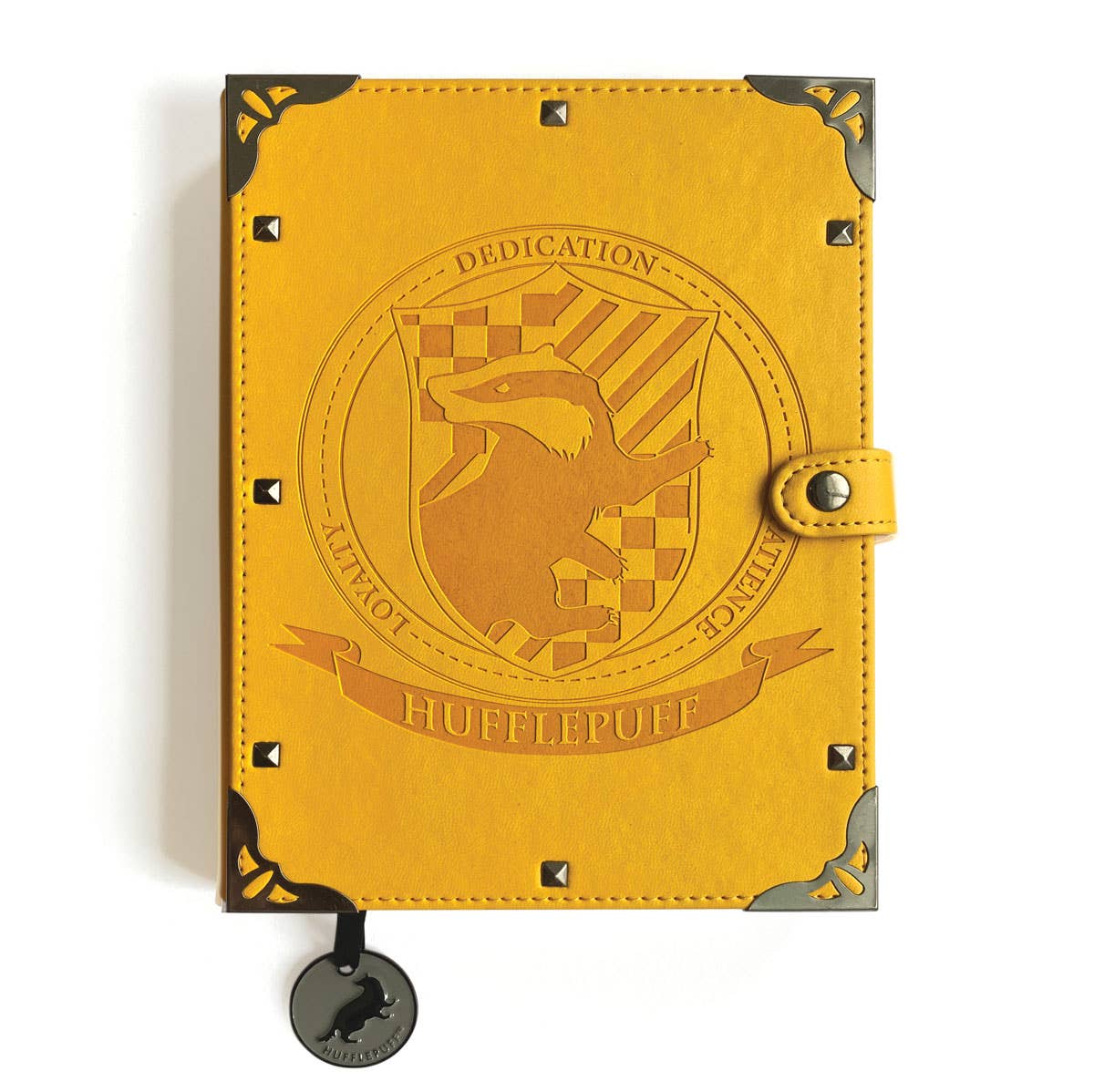 Paper House Productions - Vente Journal intime - Journal Harry Potter Hufflepuff en cuir végétalien0