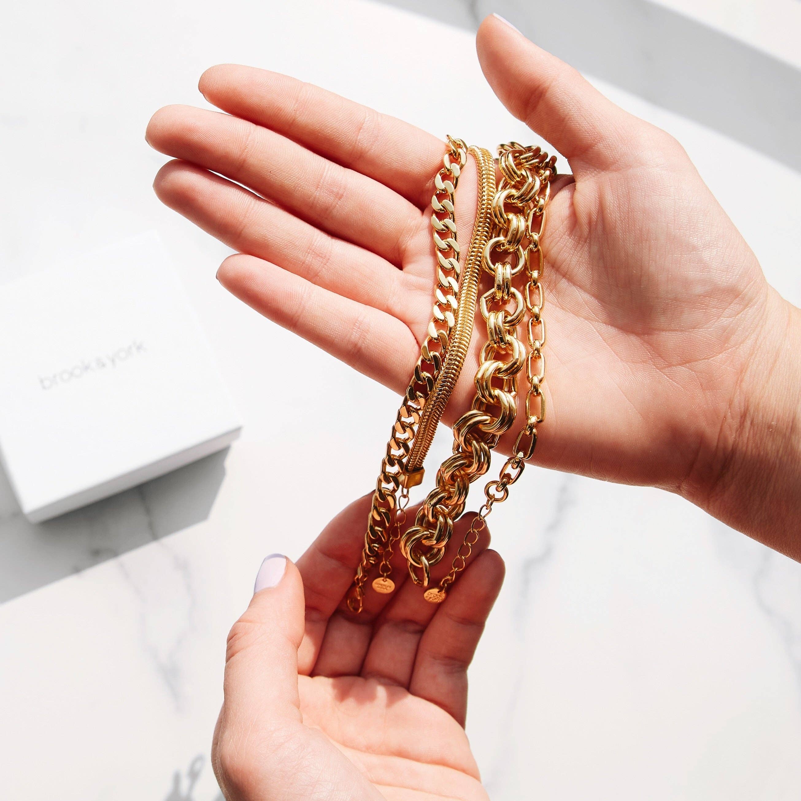 Brook & York - Wholesale Link & Chain Bracelet - Ella Bracelet6