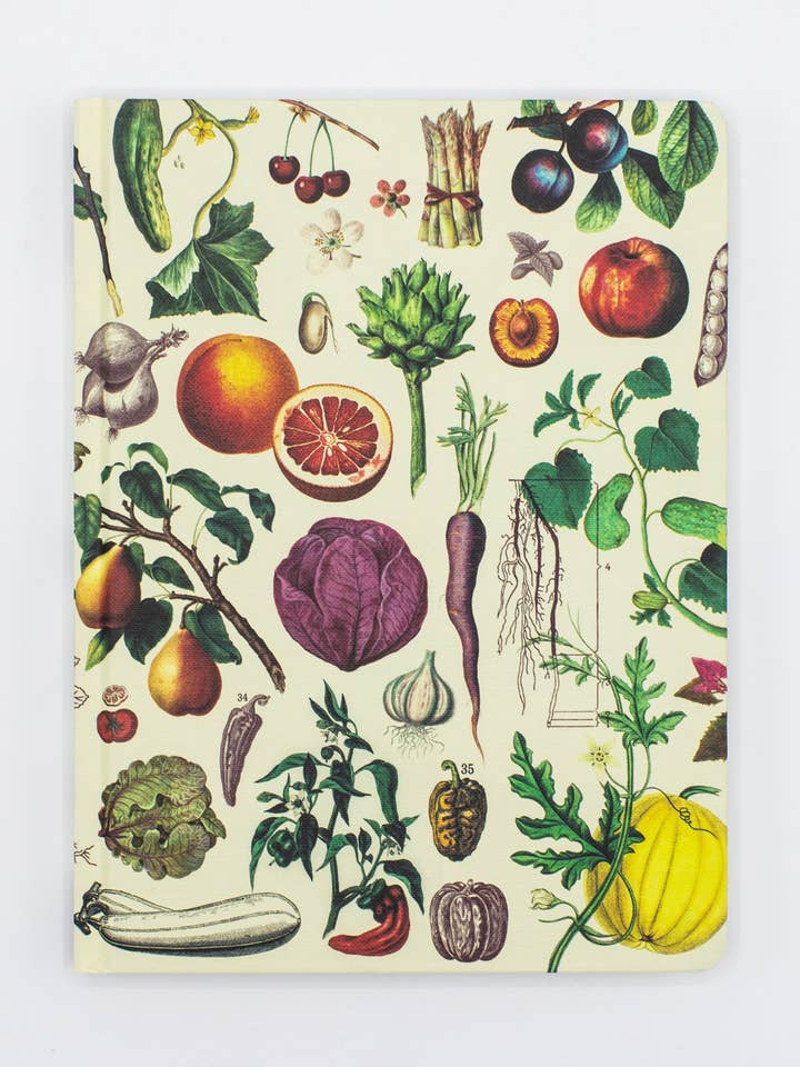 Fruits & Légumes Couverture rigide - Page lignée/grille (Caisse de 6) pour la vente par Cognitive Surplus