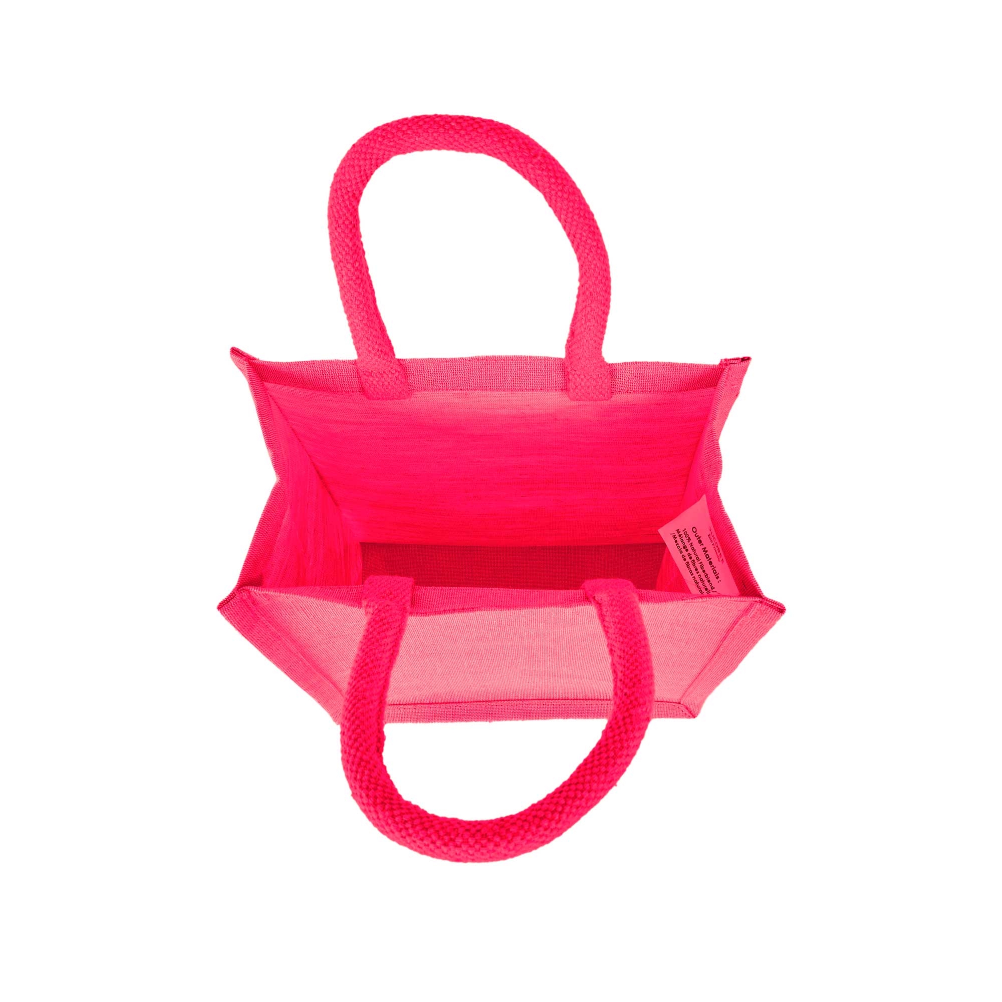 ecojutebags – Engroshandel Indkøbspose/indkøbstaske – 4 genanvendelige Juco-tasker med lomme og håndtag – 12x10x6 - Gave14