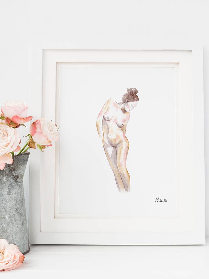 Nude 1, Impression artistique pour la vente par Hobeika Art