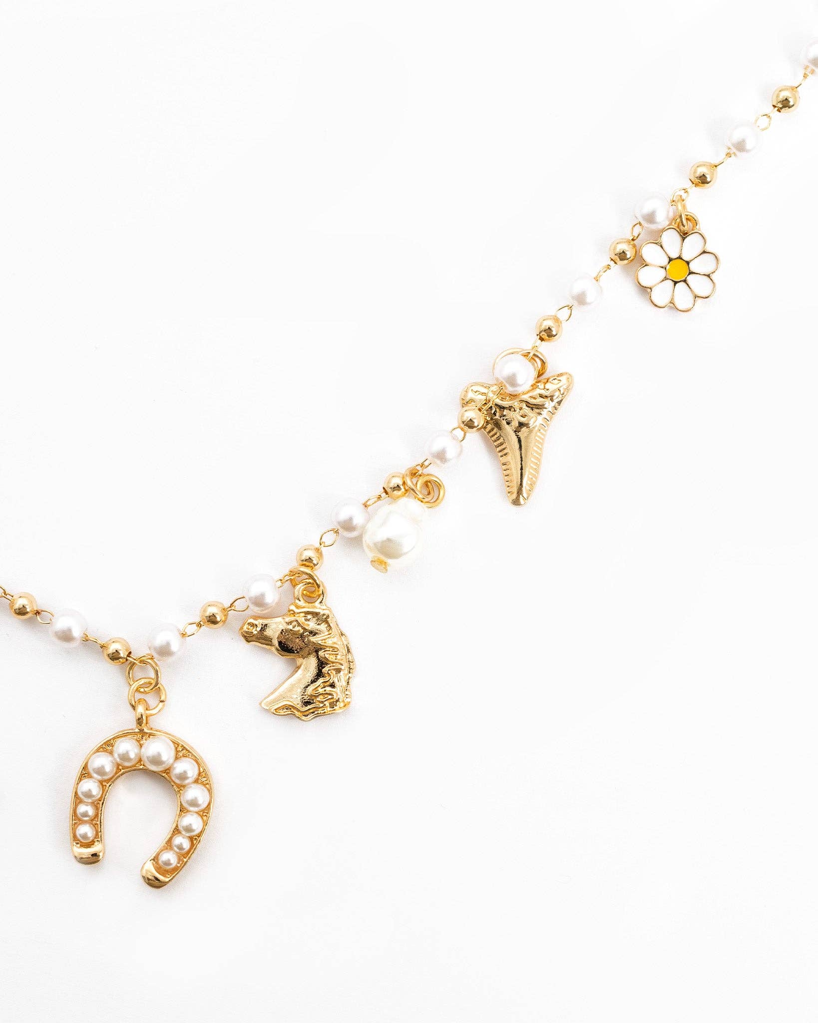 Sessori – Engroshandel Halskæde med vedhæng – Vestlig ikon perlemix kæde charm halskæde2