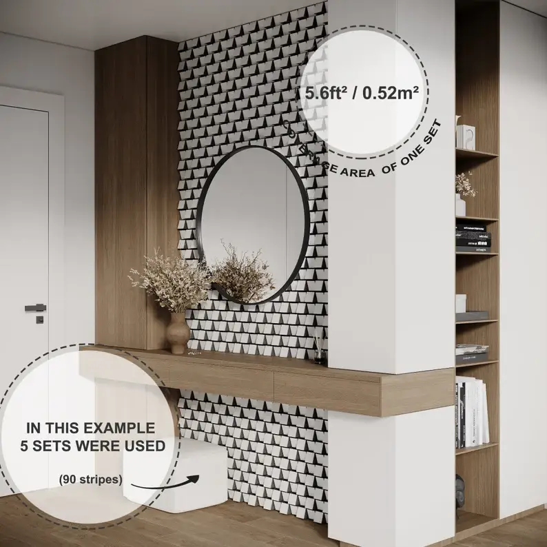 ATB-Sound sp. z o. o. - Venta al por mayor Paneles decorativos - Paneles acústicos ZARINA | Decoración de madera 3D tipo mosaico9