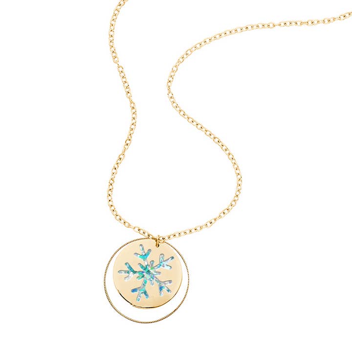 Viv&Lou – wholesale Pendant/charm necklace – Snowflake Olivia Necklace