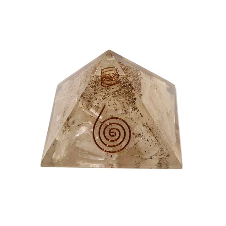 VIE - Wholesale Spiritual Stone/Crystal - Orgone Reiki Healing Pyramid - Energy Cleansing, 7.5cm18