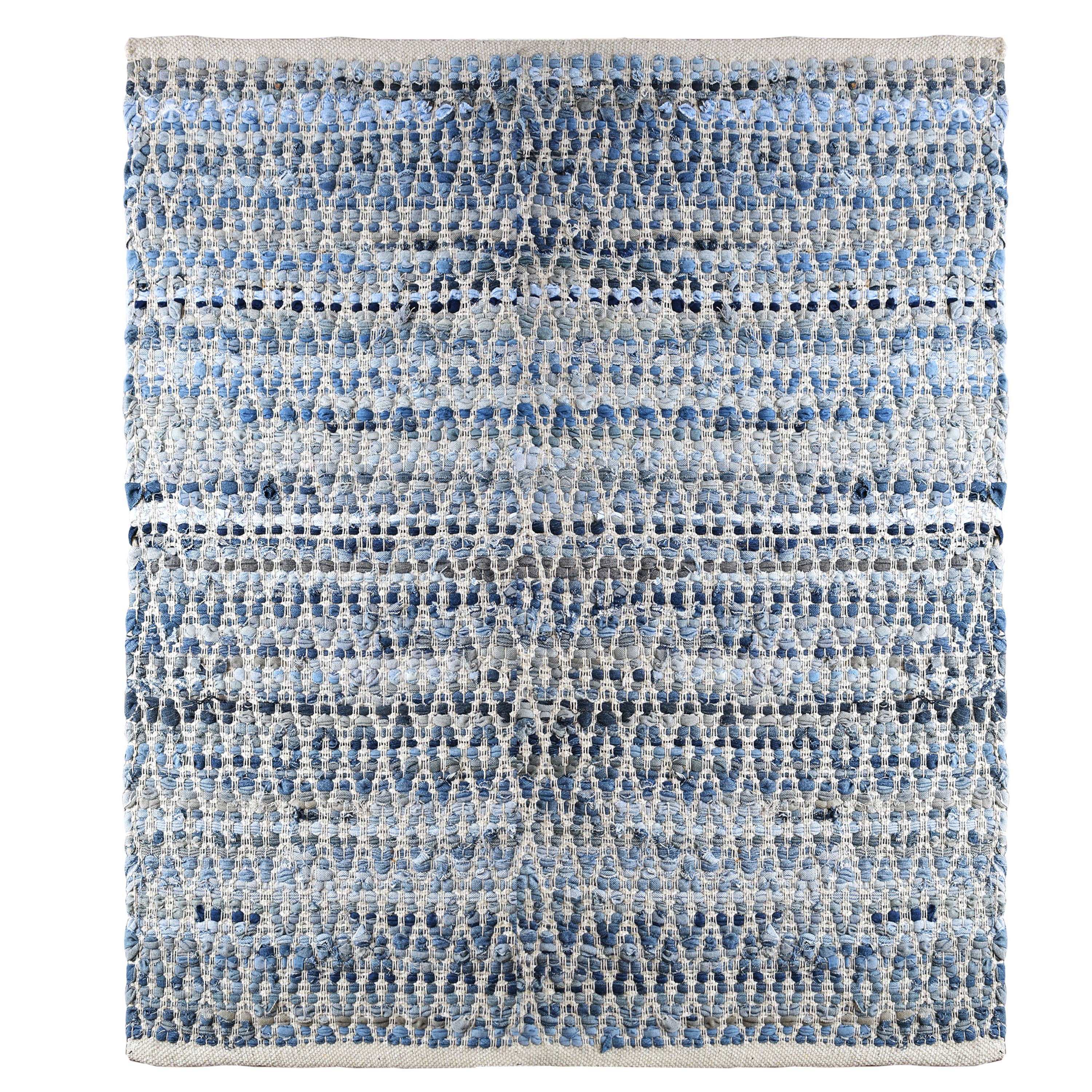 Fabstyles – wholesale Area rug – Kohinoor Denim Cotton Recycled Handmade Area Rag Rug 60x901