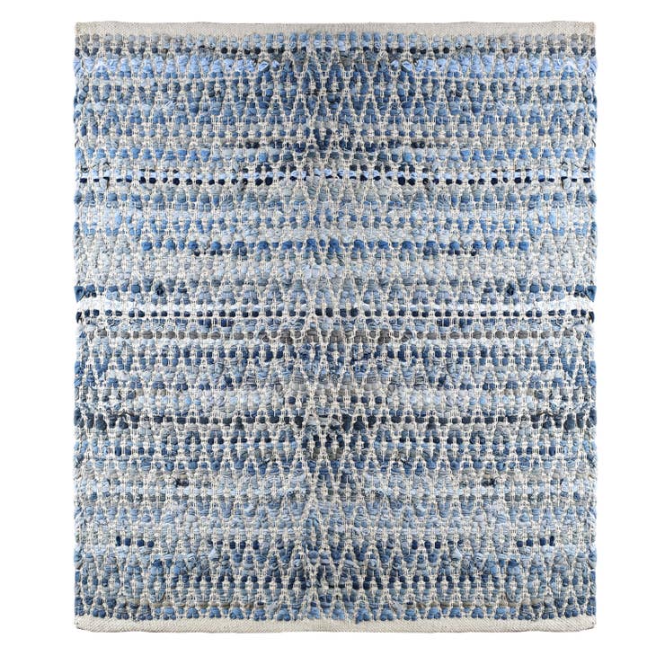 Fabstyles – wholesale Area rug – Kohinoor Denim Cotton Recycled Handmade Area Rag Rug 60x901