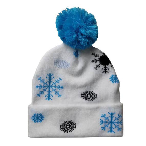 Access by Mediterranean Concepts - Vente Bonnet – femme - Chapeau lumineux à DEL Flocon-Neige3