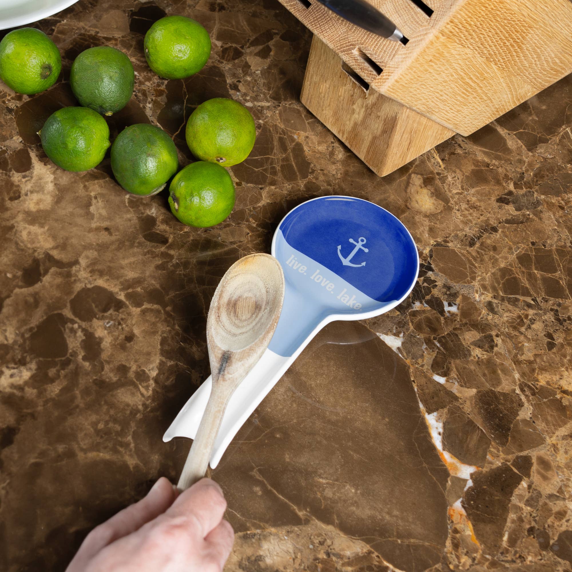 Pavilion - Wholesale Spoon Rest - Live. Love. Lake. - 9" Spoon Rest1