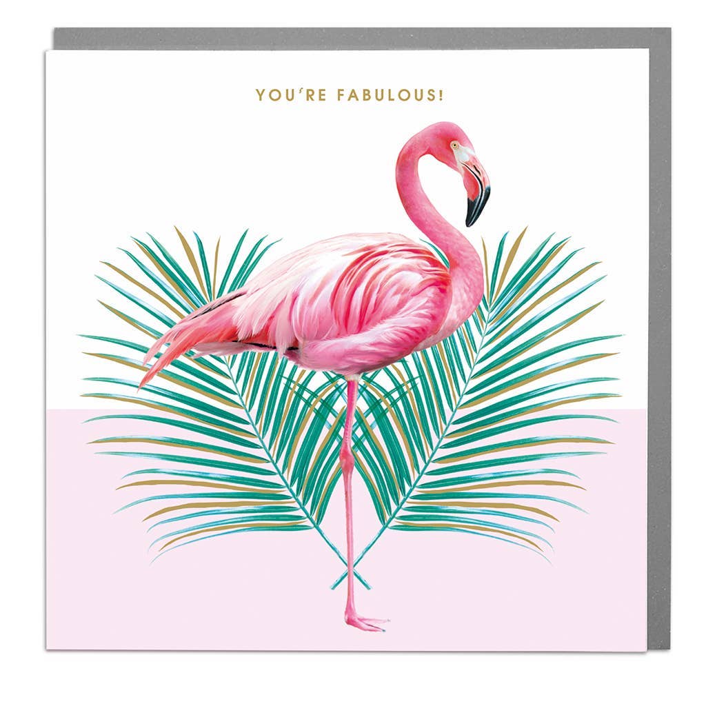 Lola Design Ltd - Wholesale Birthday Card - Flamingo Fabulous Card0