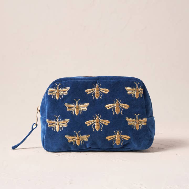Elizabeth Scarlett Ltd - Wholesale Make-up/cosmetic bag - Honey Bee Makeup Bag18