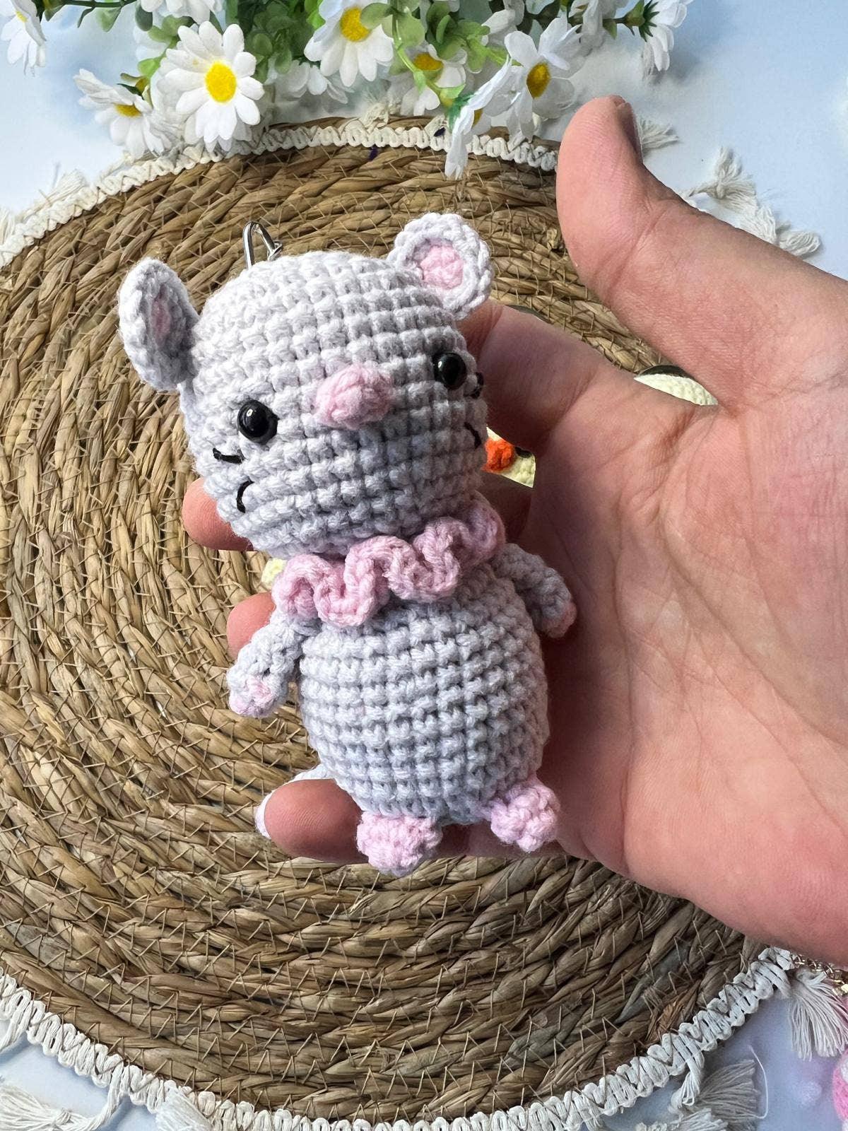 Emel Crochet - Wholesale Knuffels - Kinderen en baby - gehaakte muis en kuiken knuffel2
