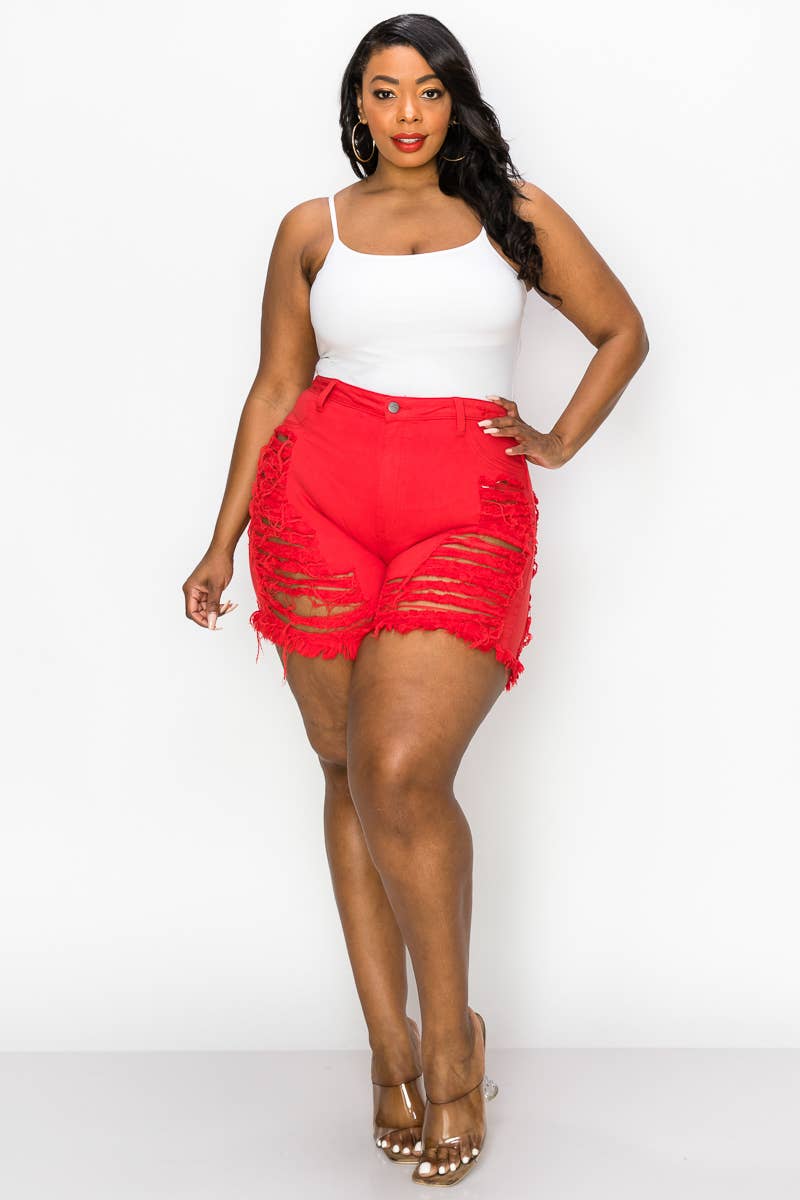 The Map Jeans - Wholesale Shorts - Women's - 8171P1