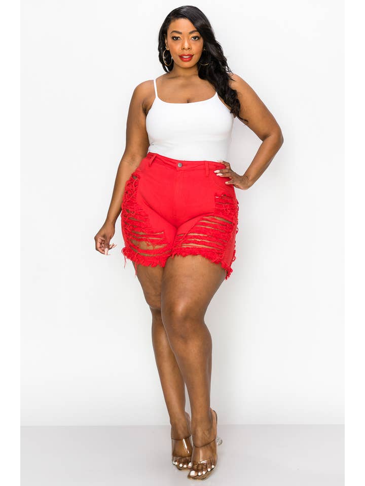 The Map Jeans - Wholesale Shorts - Women's - 8171P1