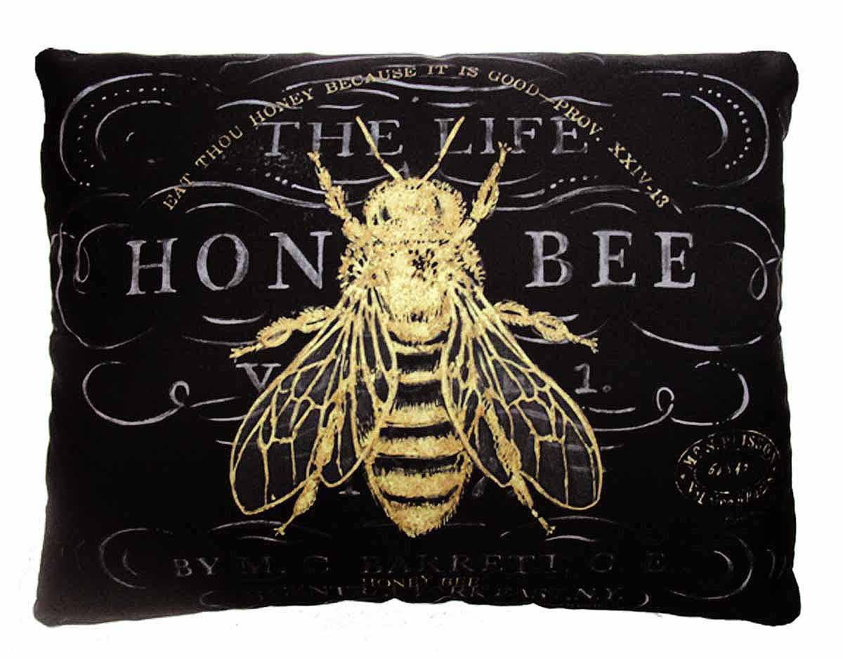 Magnolia Casual - Wholesale Throw/Decorative Pillow - Pillow - Bee (Vintage) - indoor / outdoor cushion1