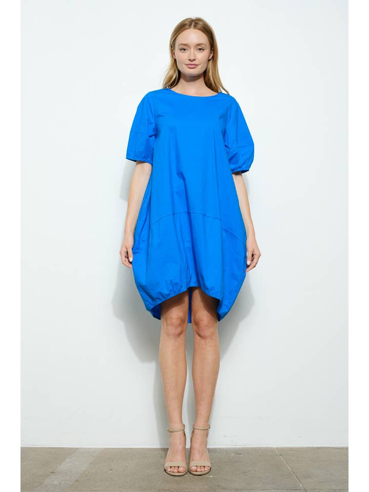 Bloidy – wholesale Klänning - Dam – Poplin Kortärmad Mini Bubble Klänning - D10482SS10