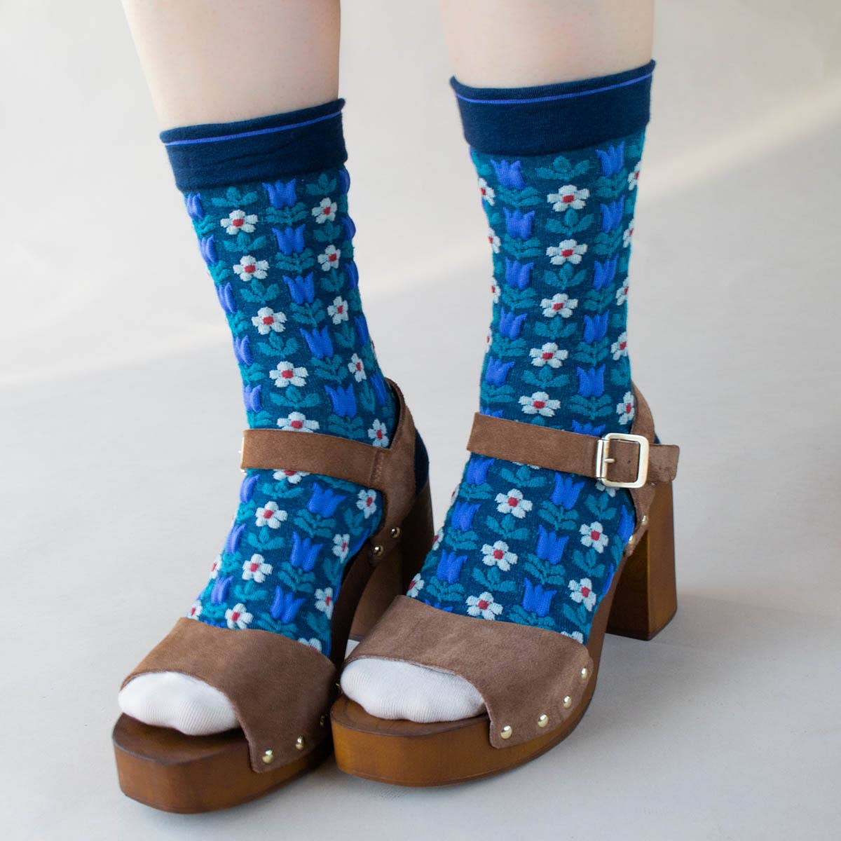 Tiepology - Wholesale Socks - Women's - Vintage Floral Casual Socks7