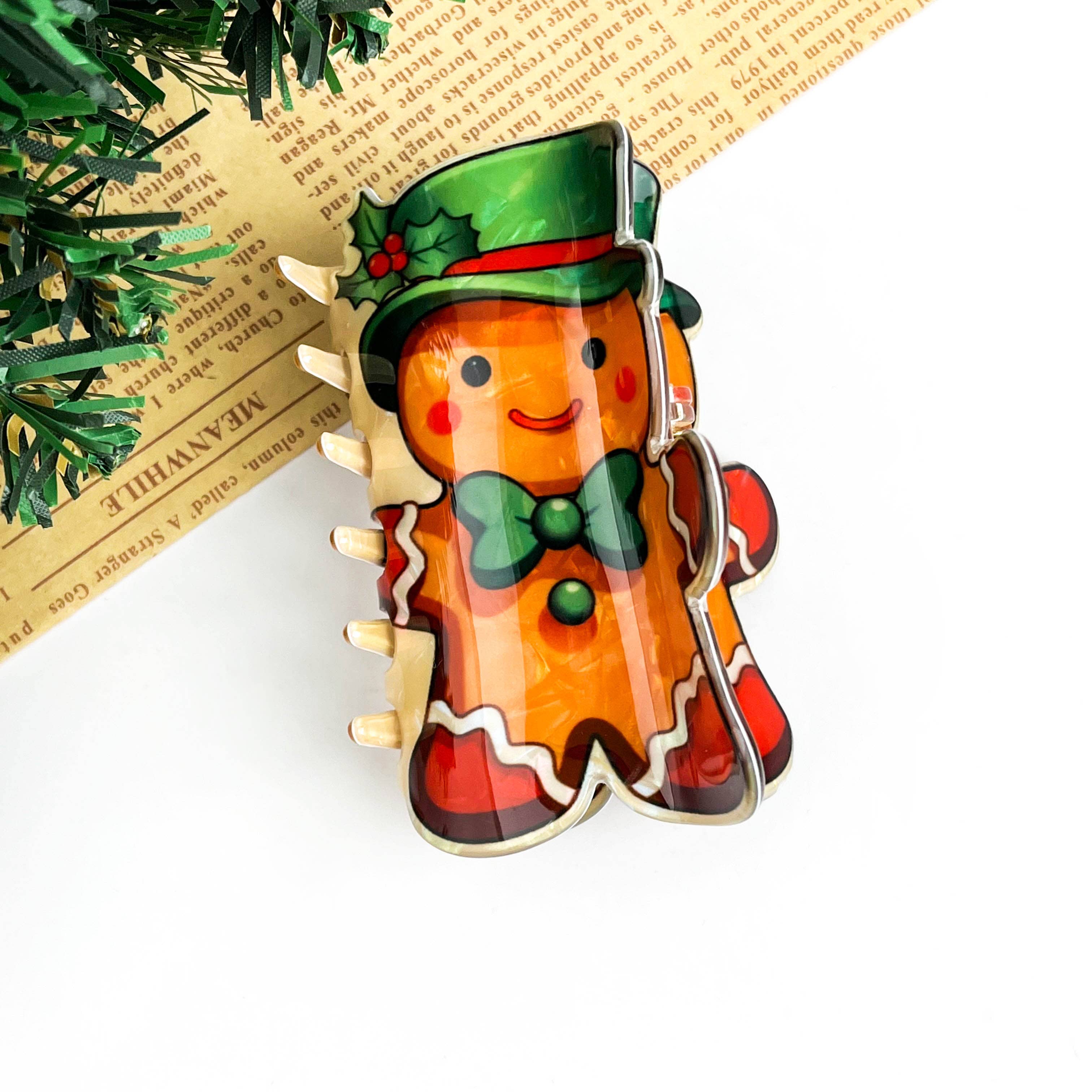 TheDivaSoap - Wholesale Hair Clip - Women's - Christmas Series Hair Claw Clip, Festive Winter Hair Clip8